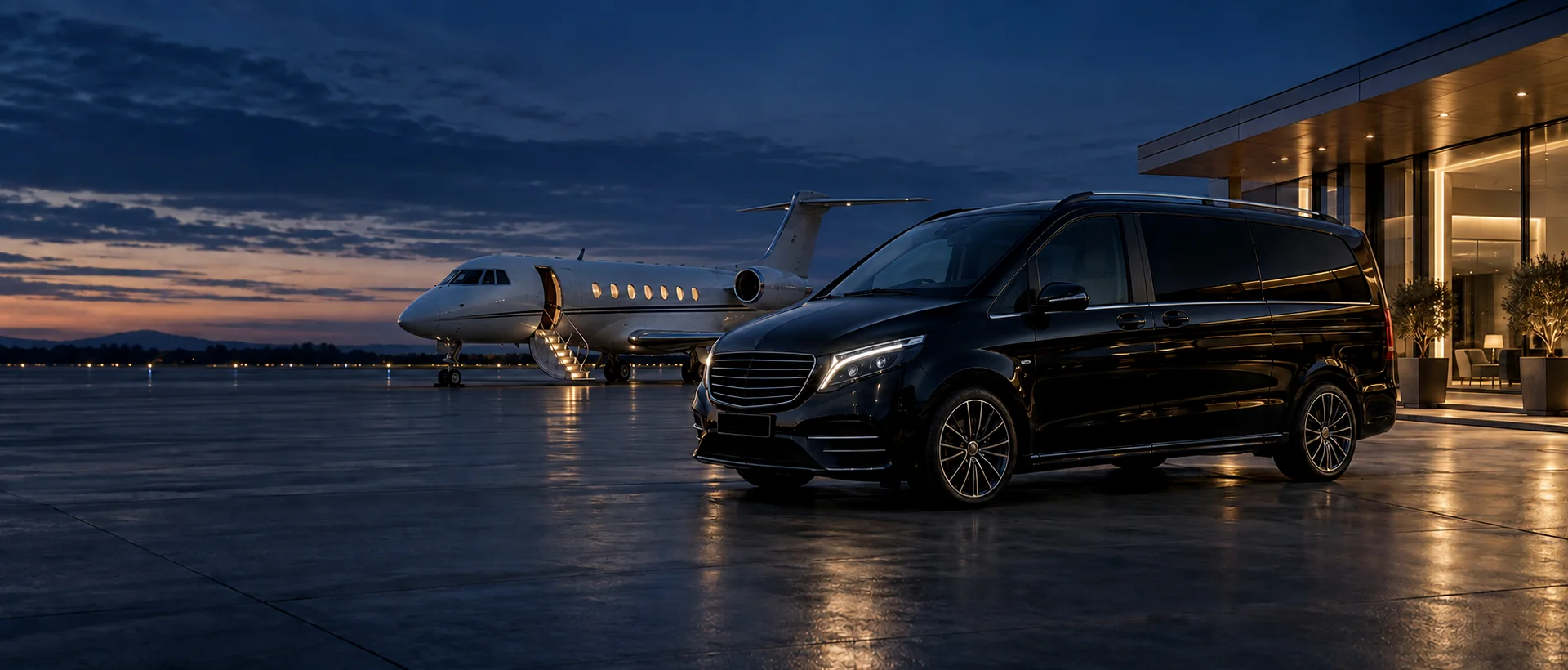 Illustrative chauffeur vehicle representing Professional Airport Chauffeur in London
