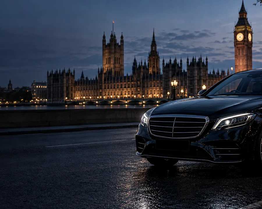 Supporting illustration for chauffeur travel across London and the UK